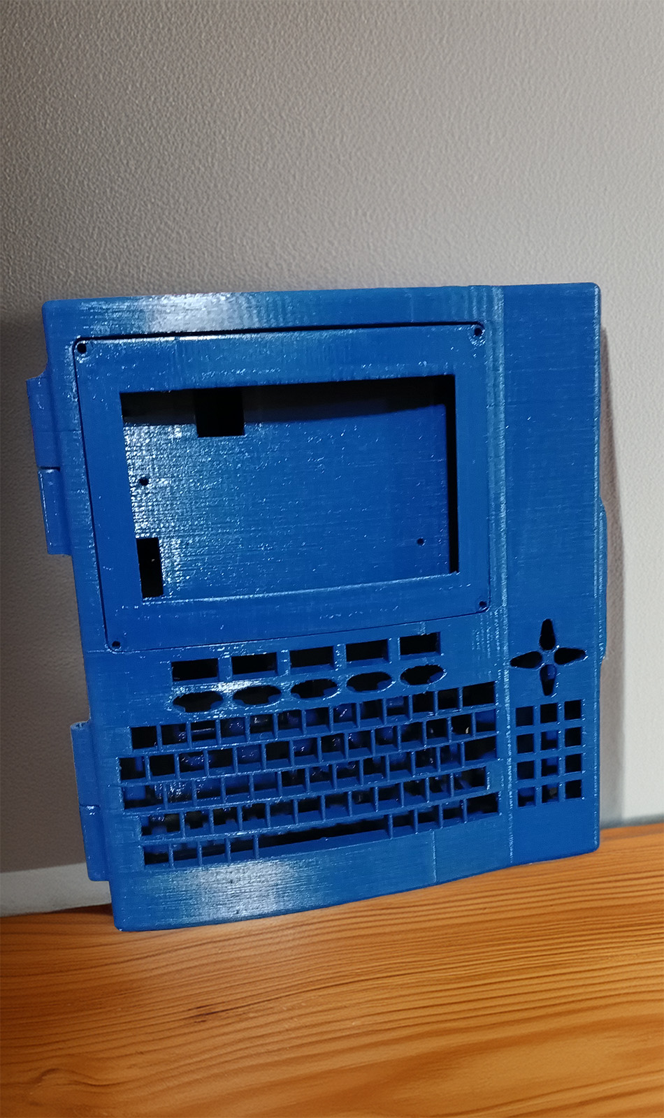 Front of the ABS-printed enclosure, finish applied
