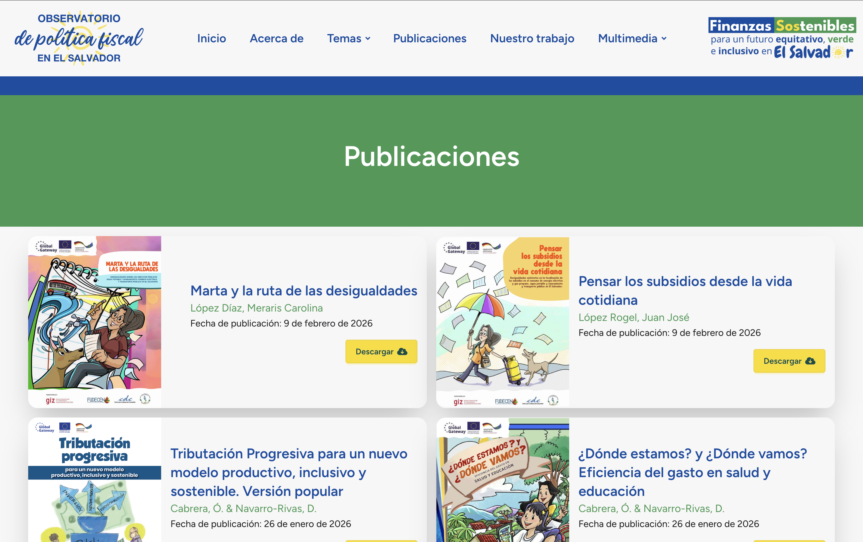 The Observatory's publications library